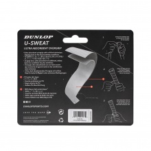 Dunlop Overgrip U Sweat 0.5mm - feuchtigkeitsabsorbierend, griffig - schwarz - 3 Stück